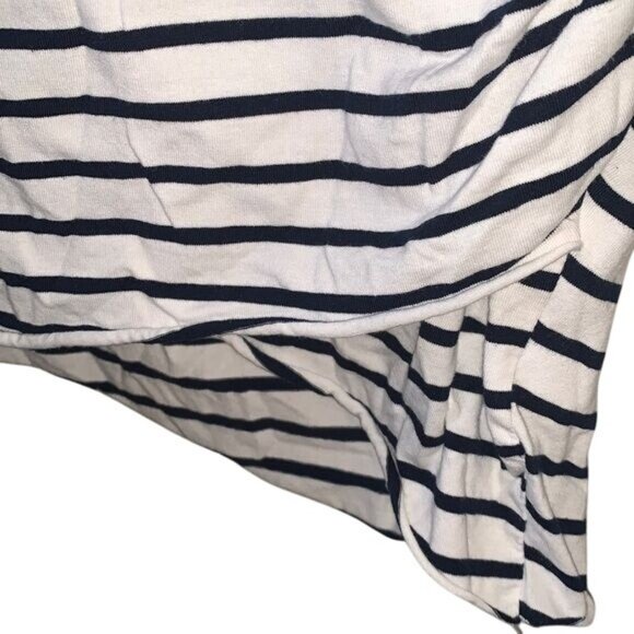 BTFBM Womens Striped Short Sleeve Bodycon Dress Black & White S - Picture 6 of 10